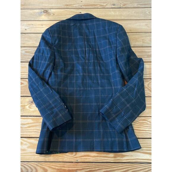 ASOS Design Button Front Blazer Jacket Size 36 Men’s Black - Picture 2 of 9